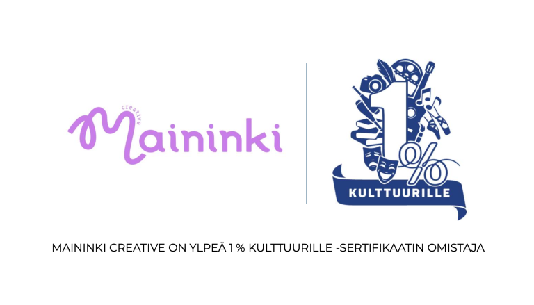 Maininki Creative mukaan tukemaan suomalaista kulttuuria